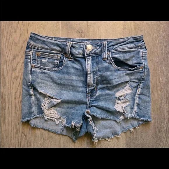 American Eagle Denim Shorts Bundle of 5 sz 6 - Picture 4 of 7